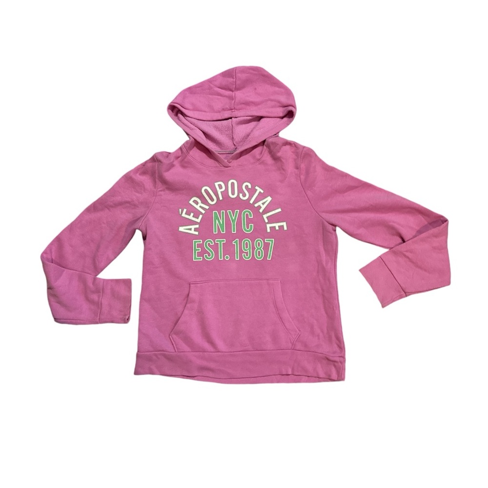 Aeropostale XL pink hoodie NYC 1987 design